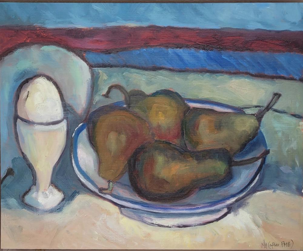 Still Life with Pears (after Paula Modersohn-Becker)